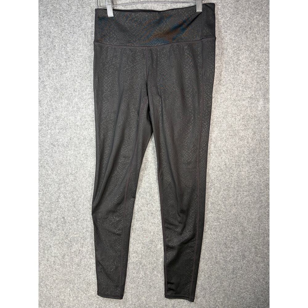 Athleta Chaturanga Snake Print High Rise Leggings Black Size S - Picture 2 of 5